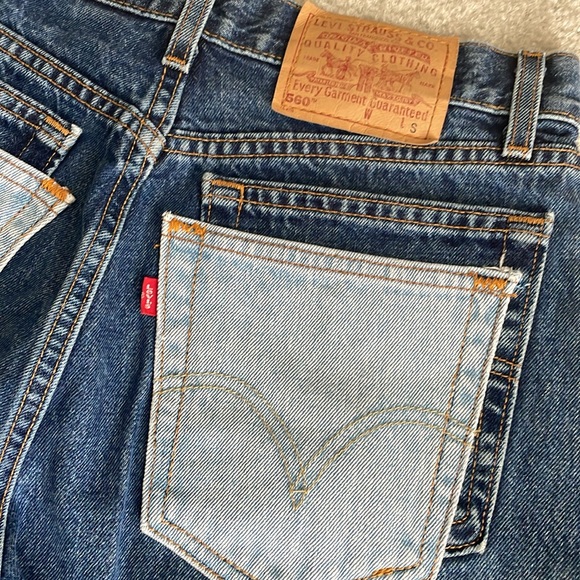 Custom made Levi jean shorts - Picture 3 of 8